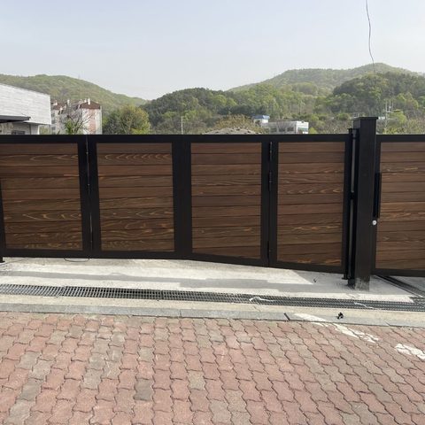 와이드 판넬대문